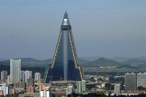 Ryugyong Hotel, Pyonyang, North Korea