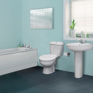Zurich Bathroom Suite including, Toilet, Basin & Bath