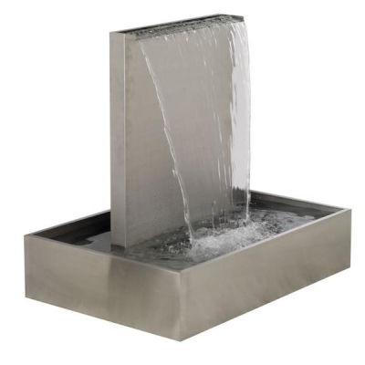 Stainless Steel Sheer Descent Water Feature