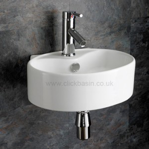 Bitonto Small Ceramic Circular Wash Basin Sink